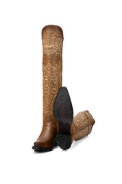 Amour Knee High Snip Toe Cowgirl Boot