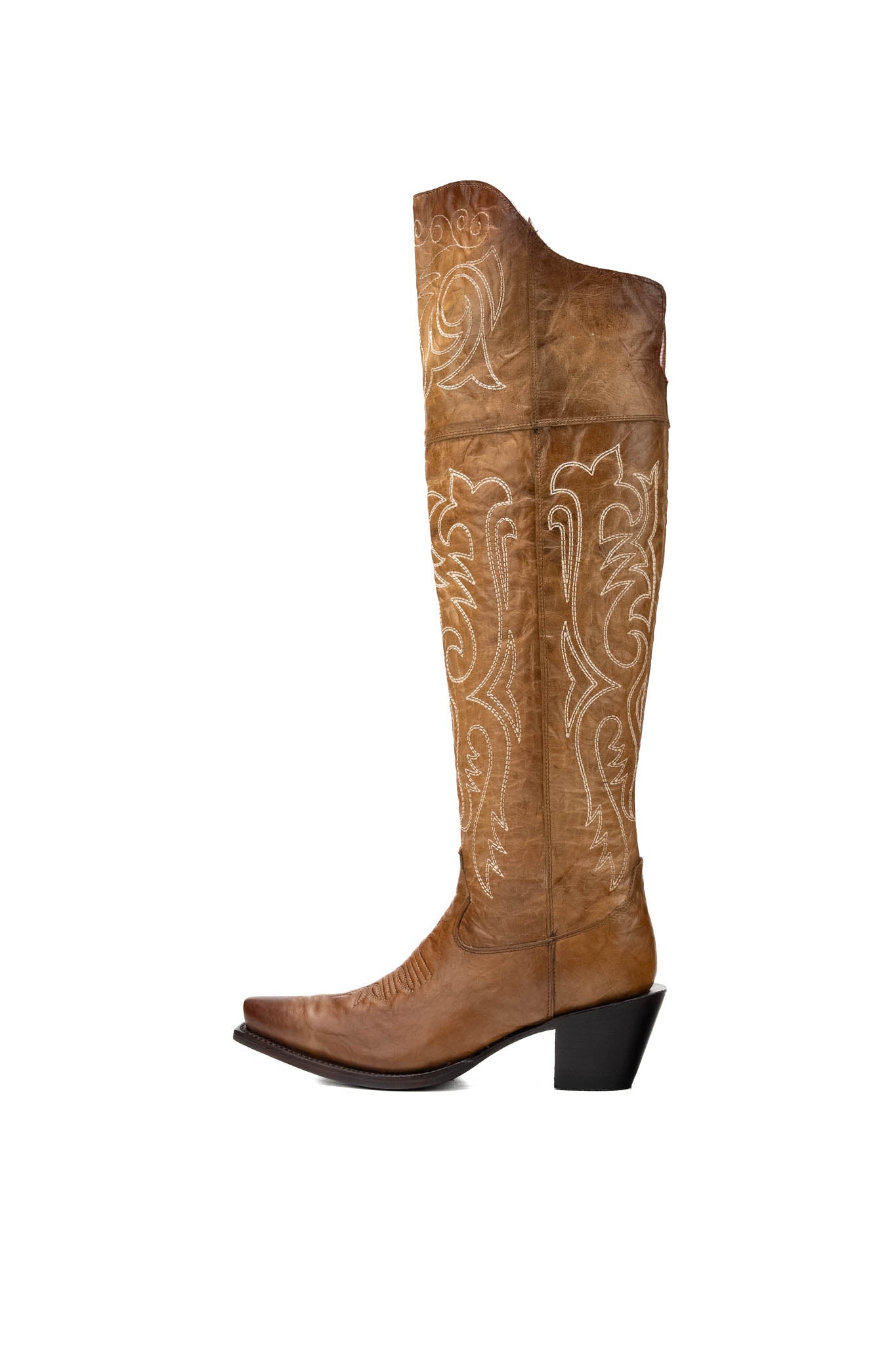 Amour Knee High Snip Toe Cowgirl Boot