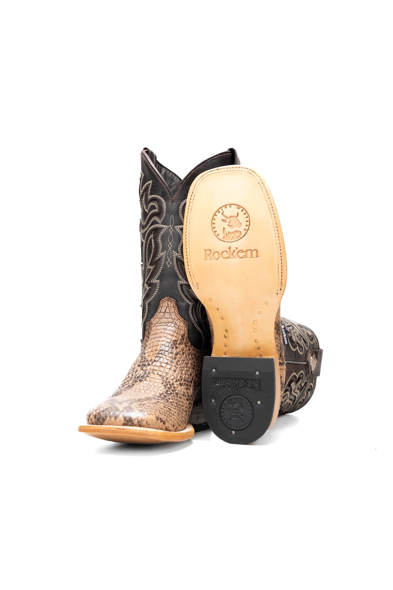 Bruce Mamba Square Toe Cowboy Boot