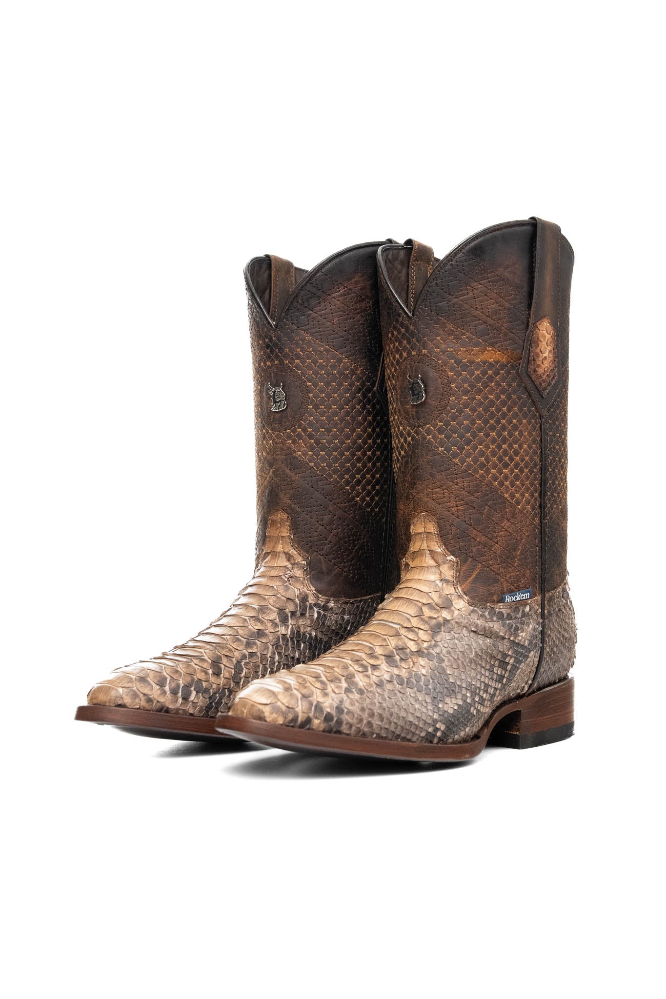 Andersen Python Round Toe Cowboy Boot