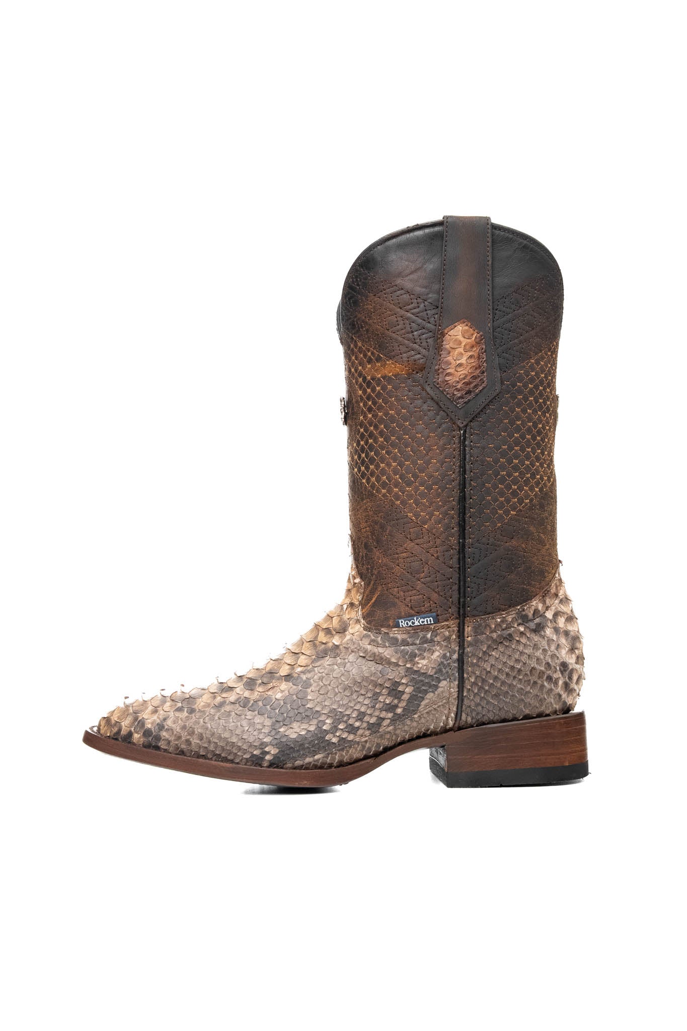 Andersen Python Round Toe Cowboy Boot