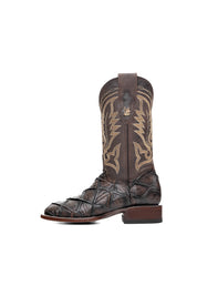 Women Big Bass Pirarucu Square Toe Cowgirl Boot FINAL SALE