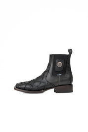 Rock'em Clon Fish Matte Square Toe Ankle Boot