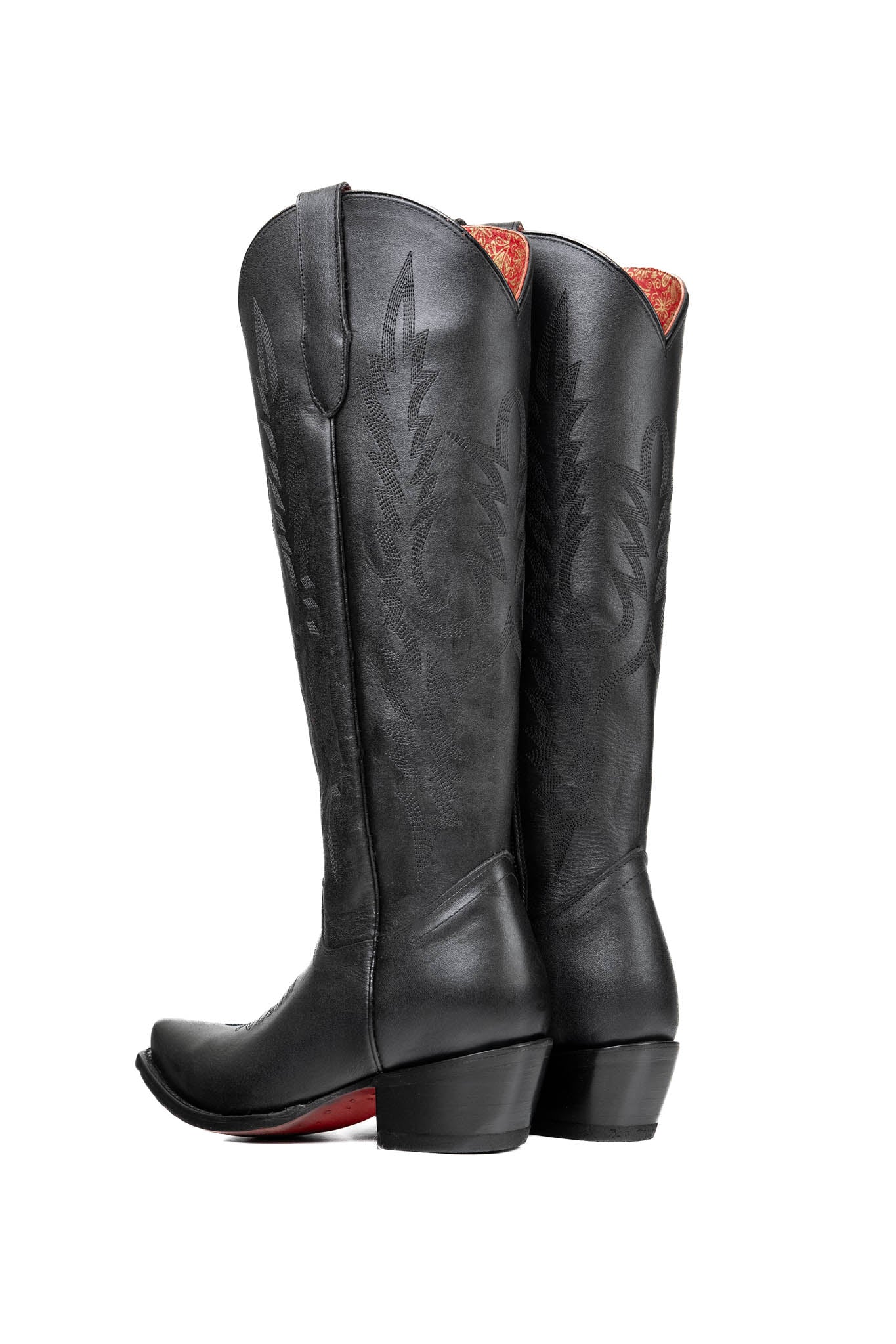 Scarlett Tall Red Bottom Snip Toe Cowgirl Boot