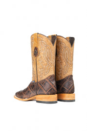 Renegate Alligator Square Toe Cowboy Boot