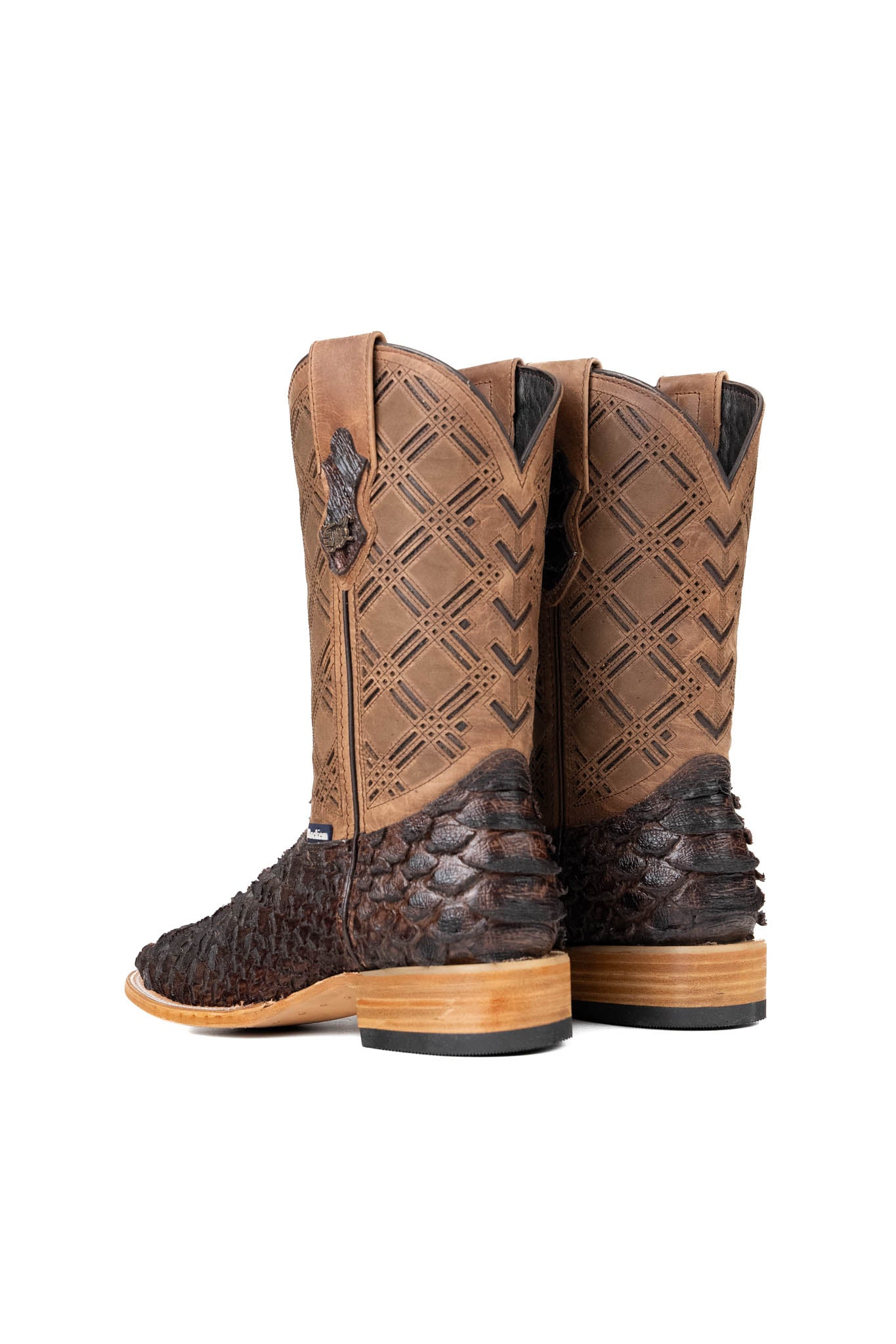 Bradley Python Square Toe Cowboy Boot