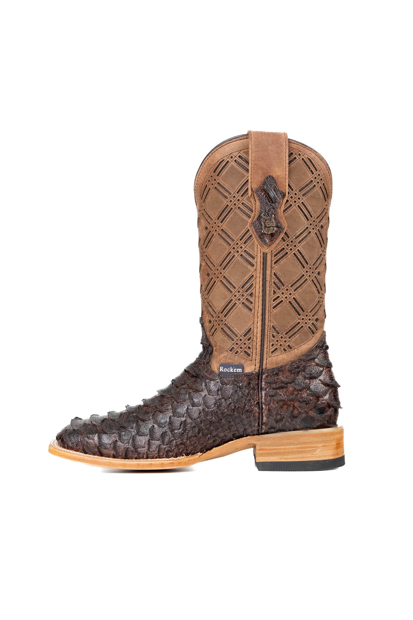 Bradley Python Square Toe Cowboy Boot