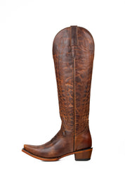 Valentina Tall Neutral Edition Snip Toe Cowgirl Boot