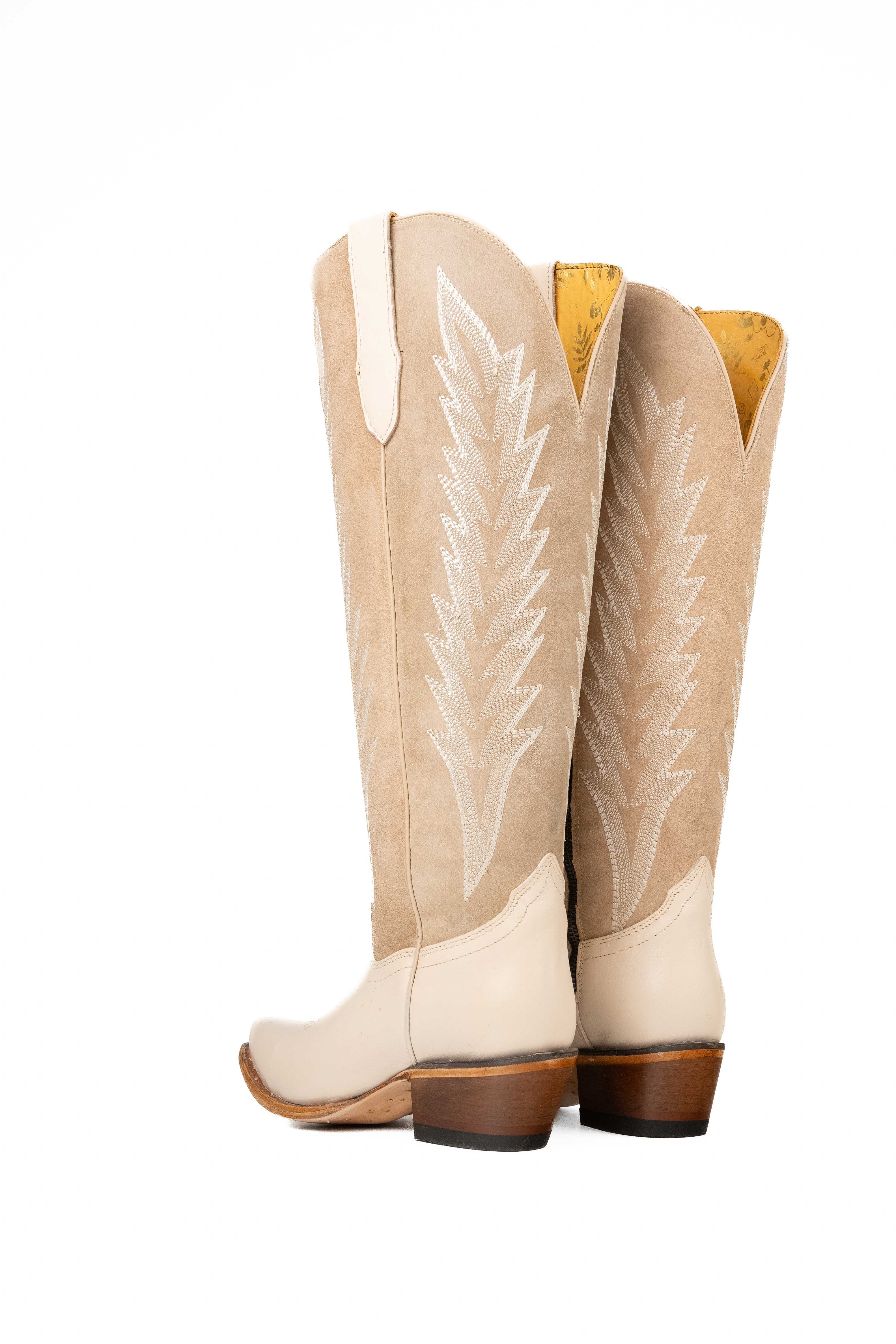 Brianna Tall Wide Calf Snip Toe Cowgirl Boot