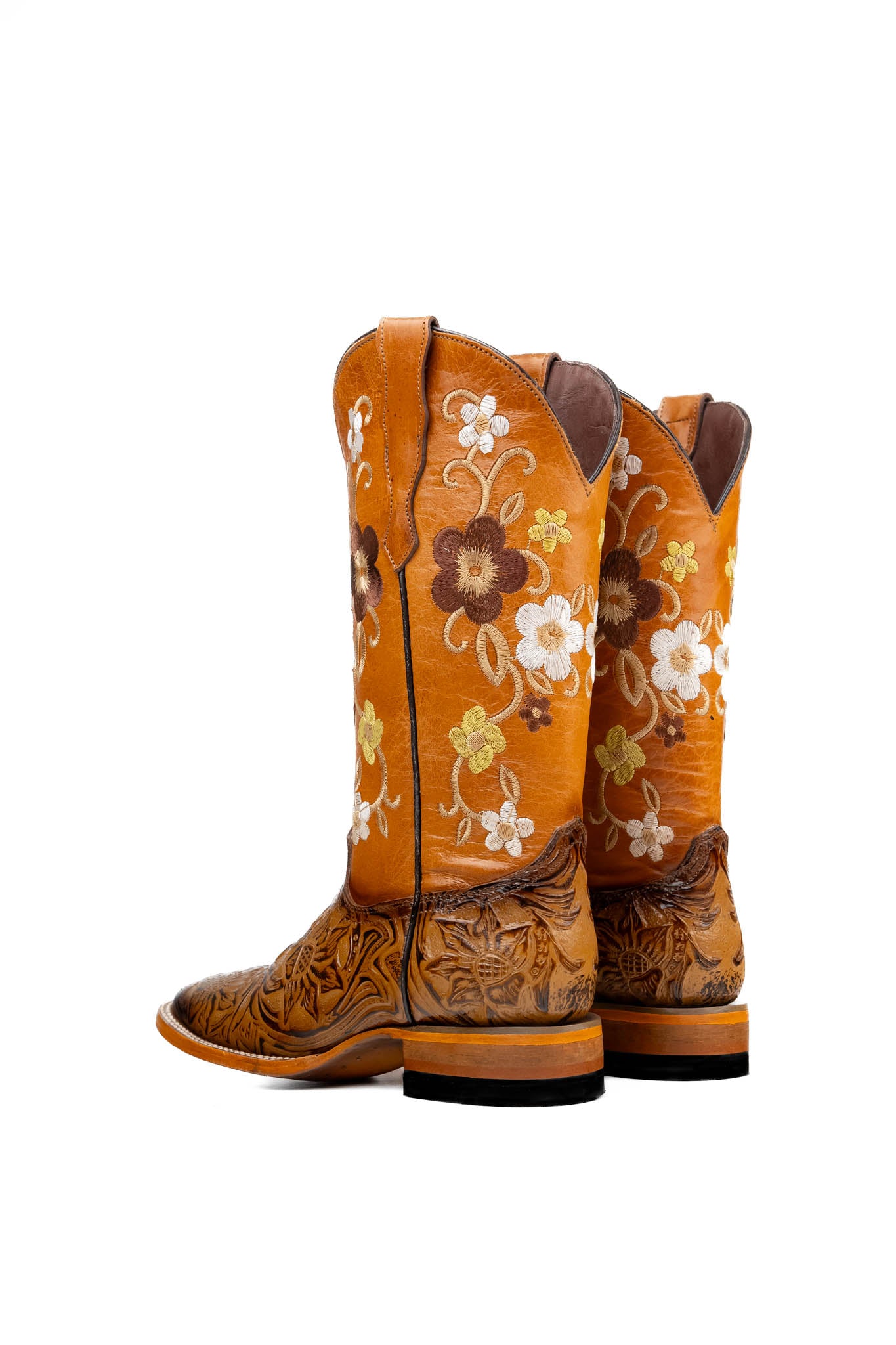 455 Paraiso Tooled Square Toe Cowgirl Boot