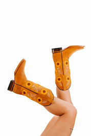 Sunflower Square Toe Cowgirl Boot FINAL SALE