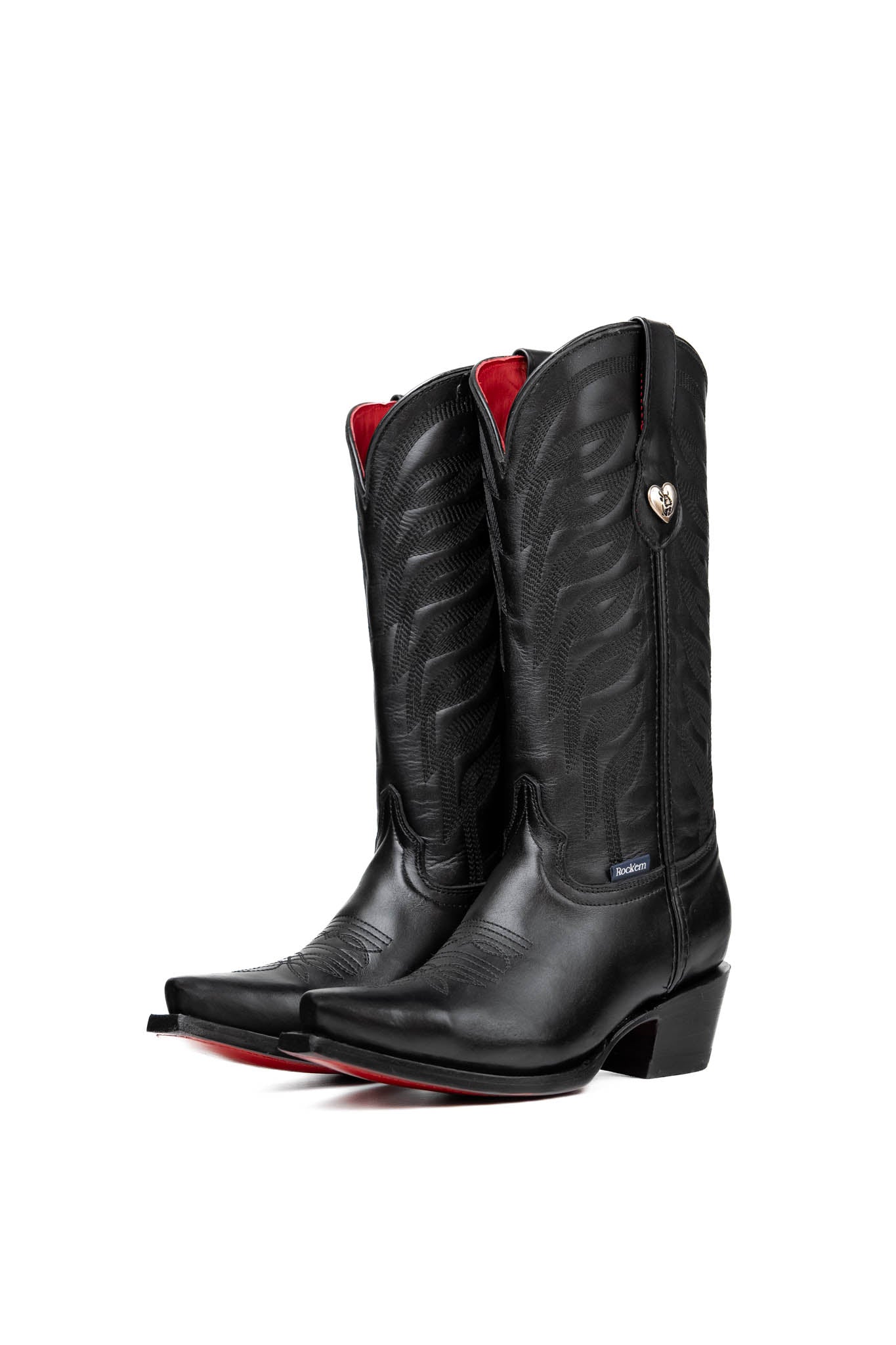 Carla Red Bottom Snip Toe Cowgirl Boot