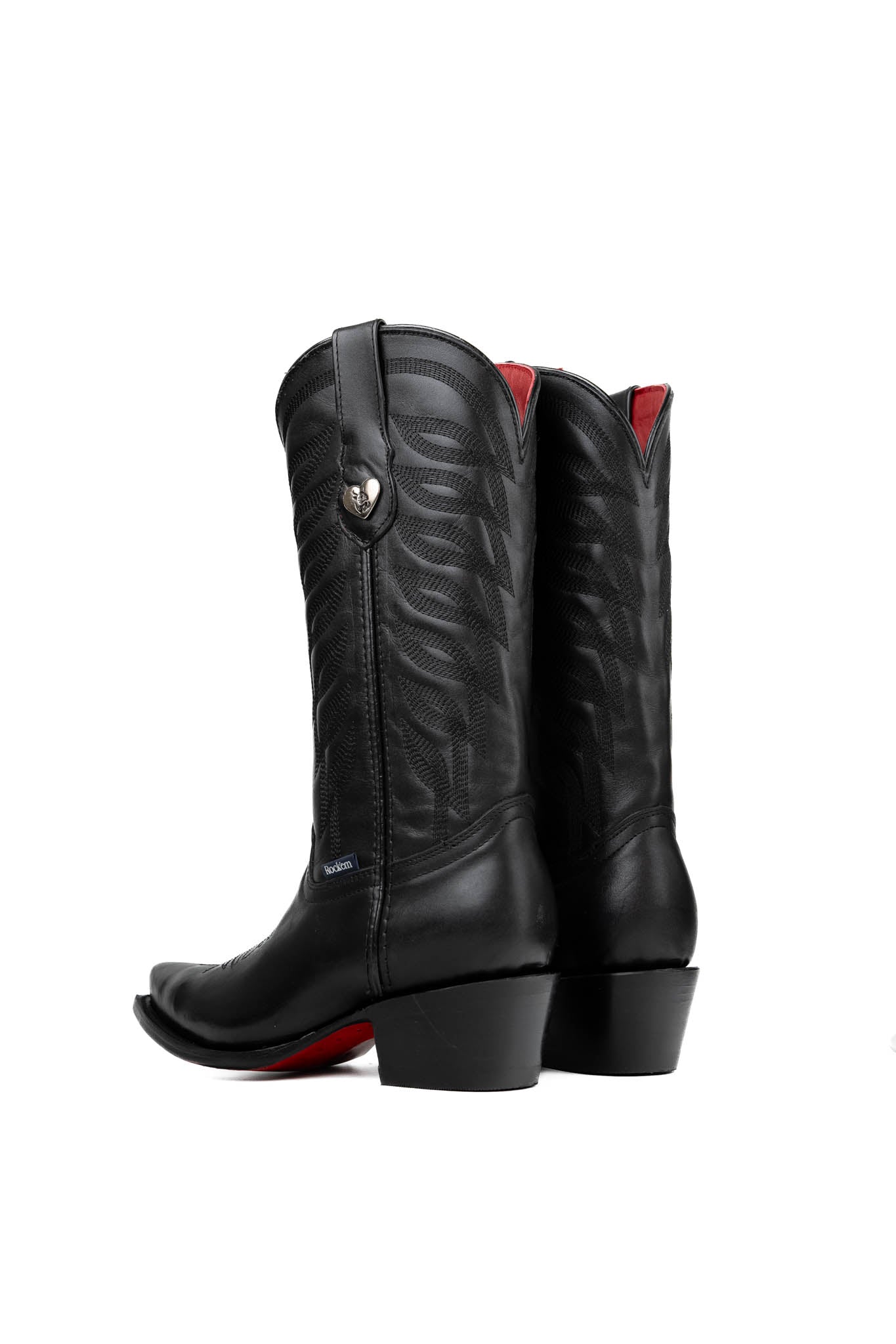 Carla Red Bottom Snip Toe Cowgirl Boot