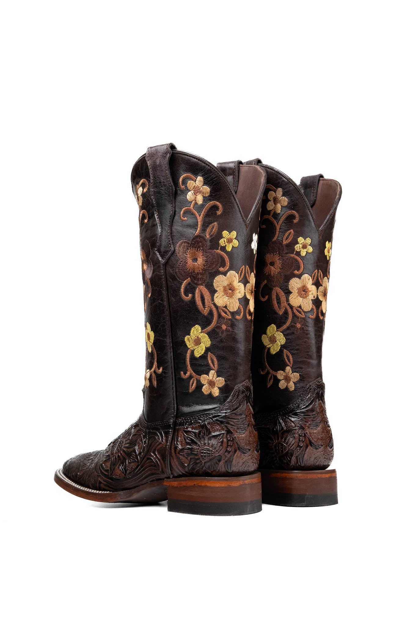 455 Paraiso Tooled Square Toe Cowgirl Boot
