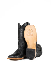 Bruce Belly Caiman Square Toe Cowboy Boot