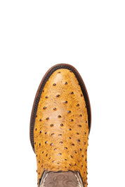Lawrence Ostrich Round Toe Cowboy Boot FINAL SALE