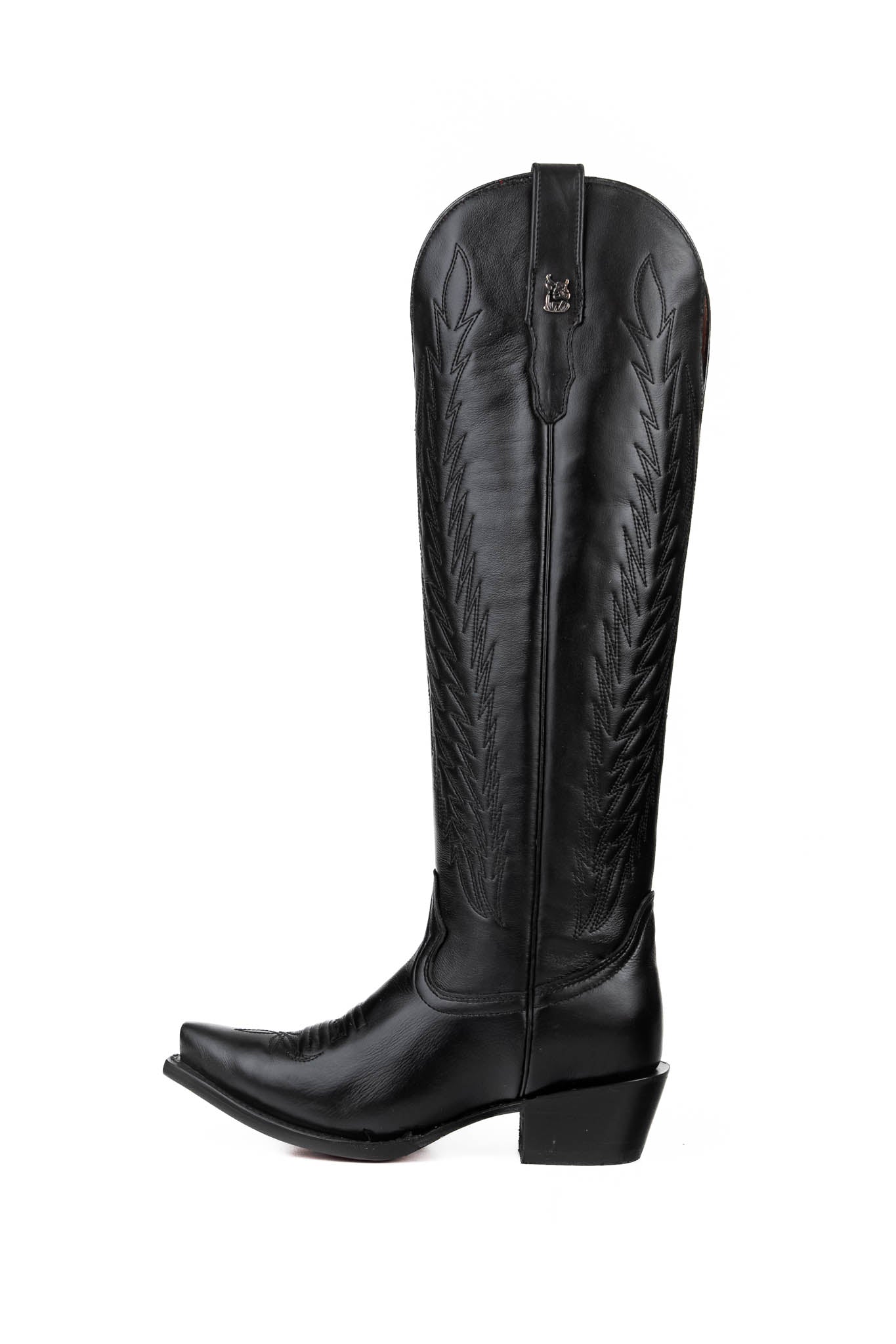Valentina Tall Red Bottom Snip Toe Cowgirl Boot