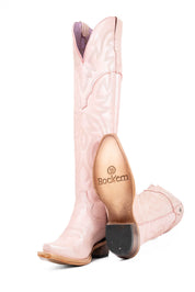 Julieta Knee High Tall Snip Toe Cowgirl Boot