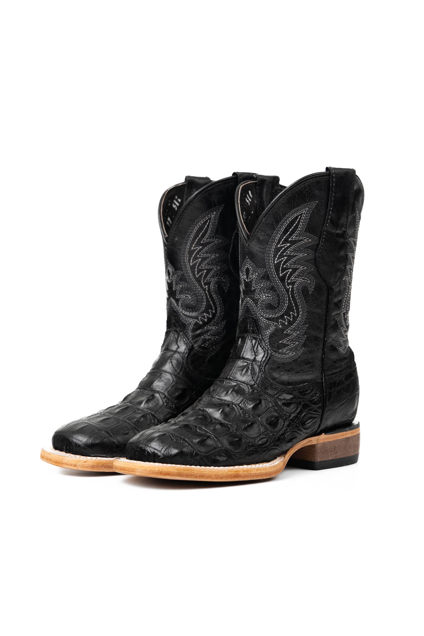 Little Caiman Hornback Pro Rodeo Kids Boot