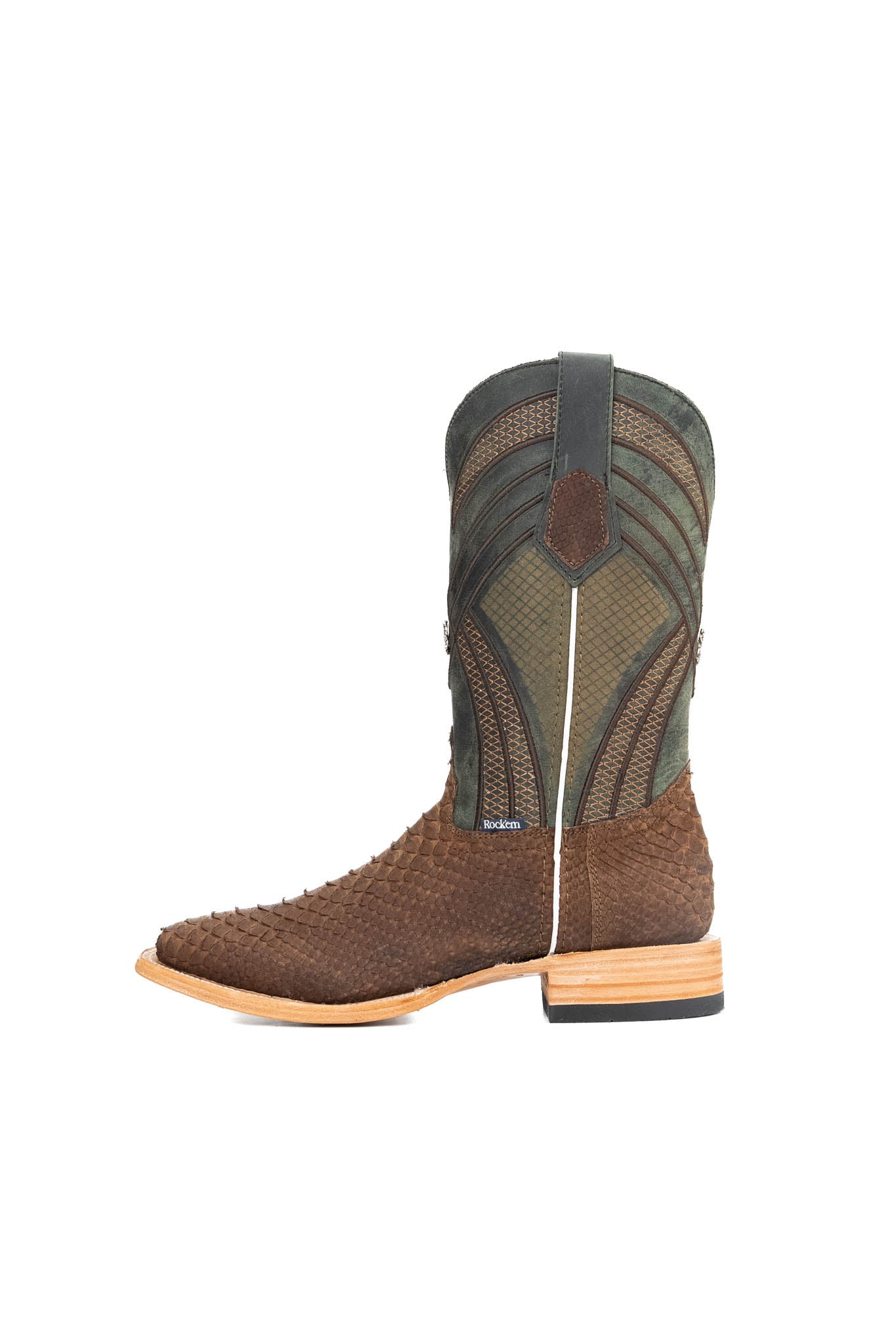 Monroe Python Square Toe Cowboy Boot