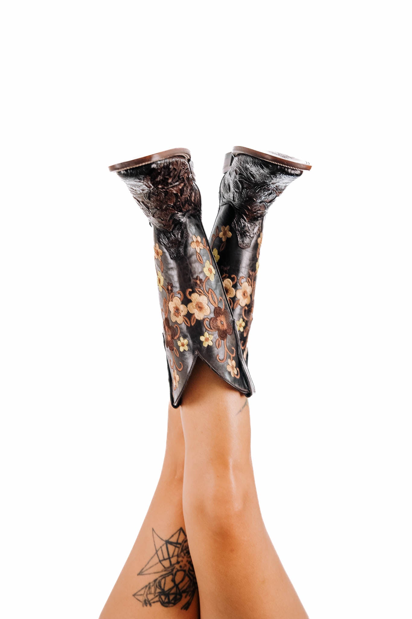 455 Paraiso Tooled Square Toe Cowgirl Boot