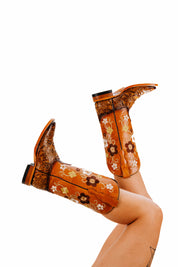 455 Paraiso Tooled Square Toe Cowgirl Boot