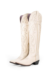 Julieta Knee High Tall Snip Toe Cowgirl Boot