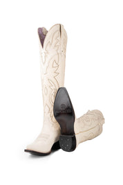 Julieta Knee High Tall Snip Toe Cowgirl Boot