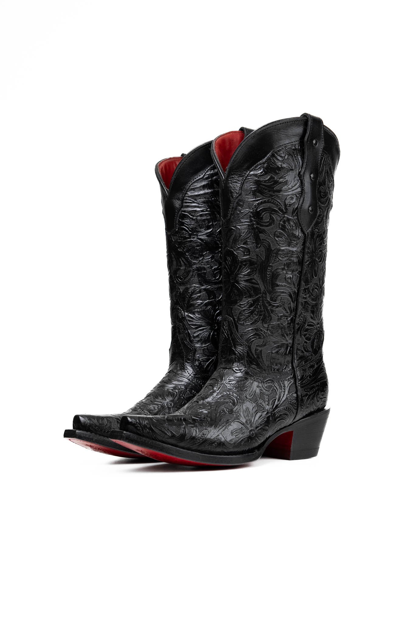 652 Ruby Cincelado Red Bottom Snip Toe Cowgirl Boot