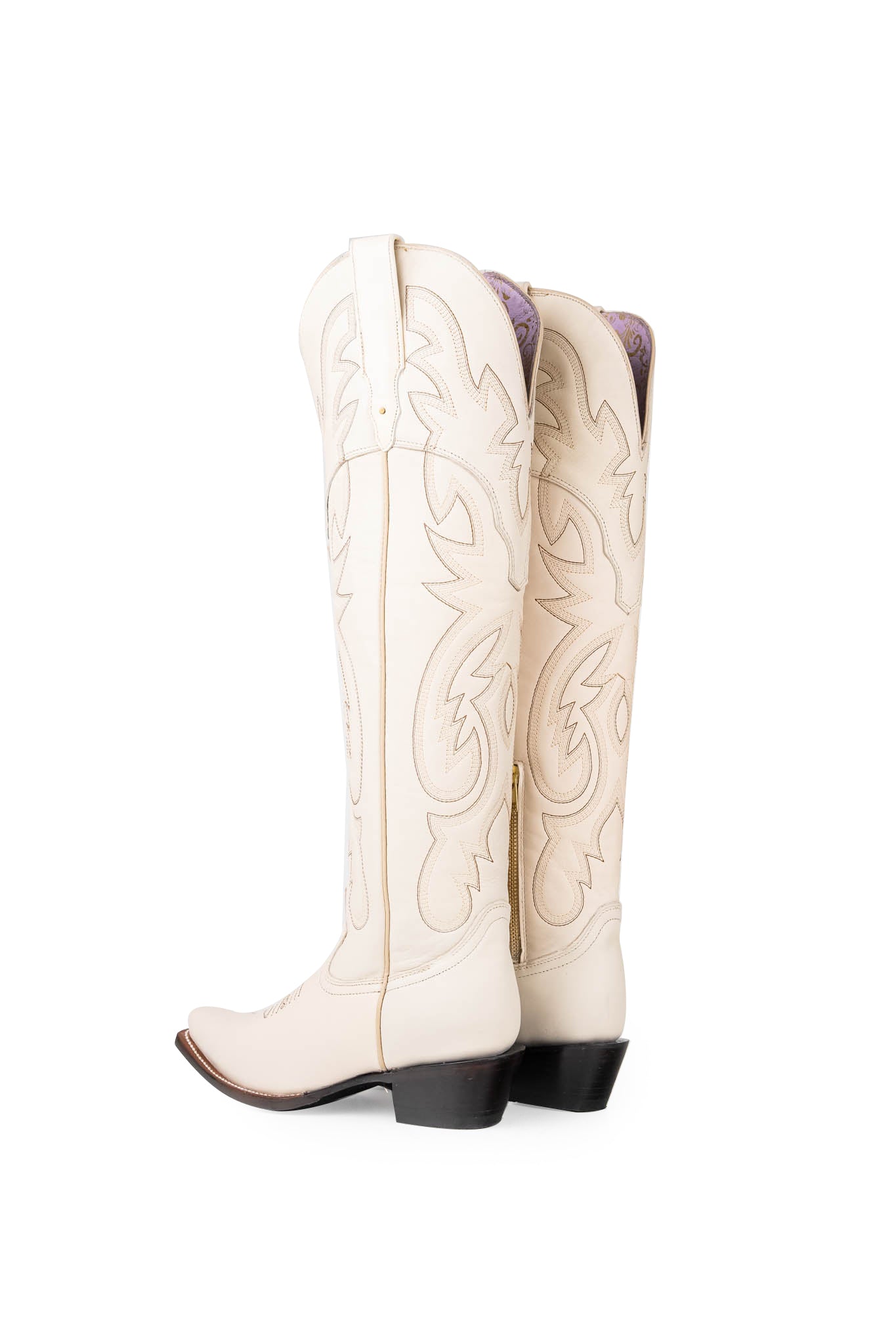 Julieta Knee High Tall Snip Toe Cowgirl Boot