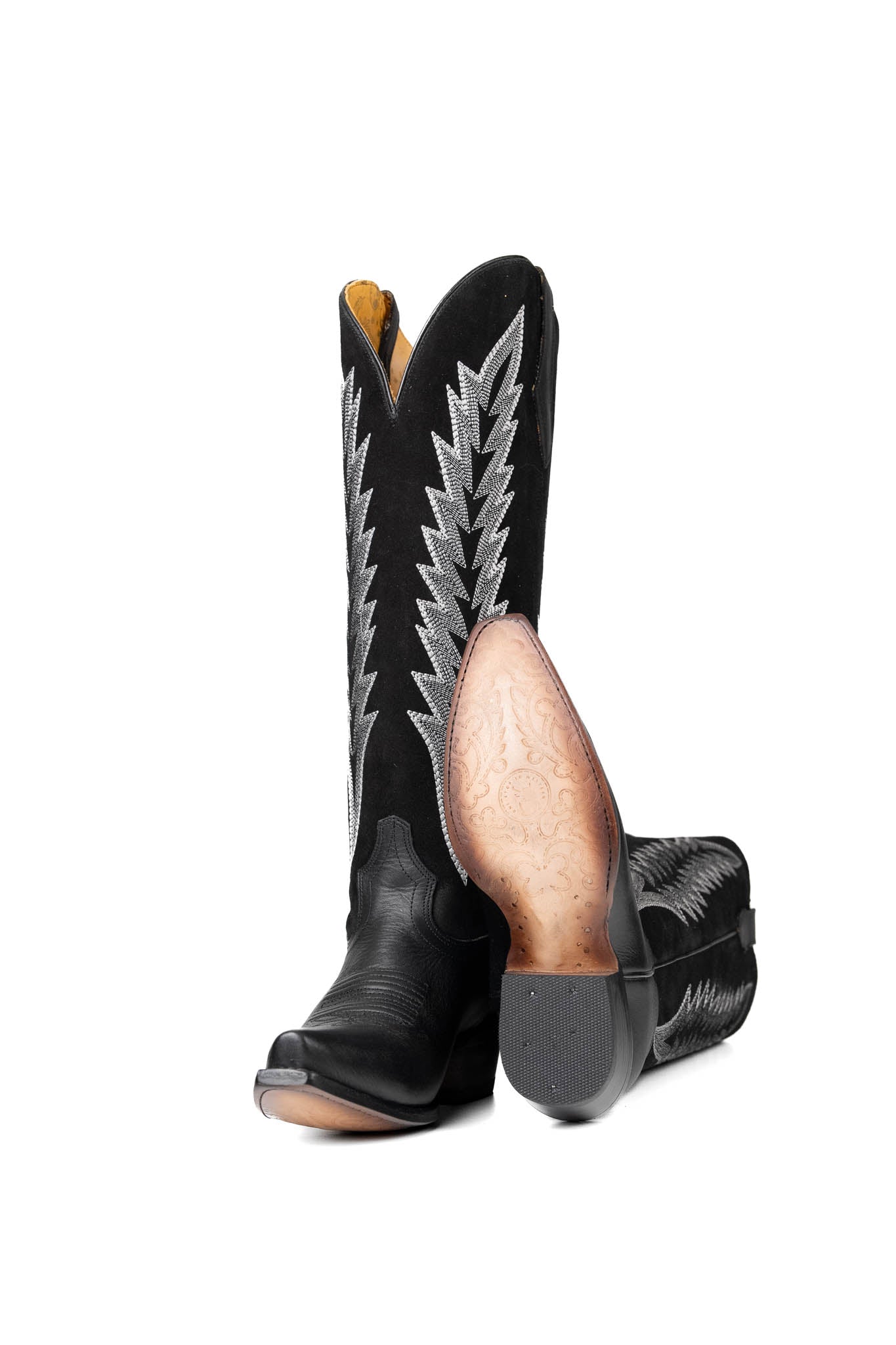 Brianna Tall Wide Calf Snip Toe Cowgirl Boot