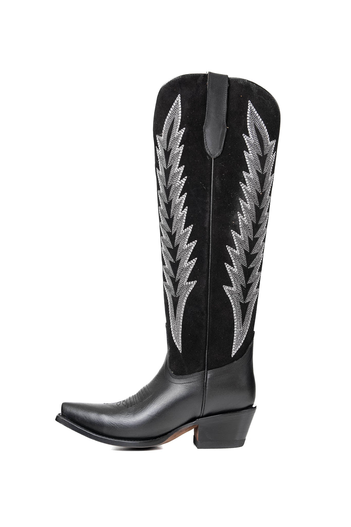 Brianna Tall Wide Calf Snip Toe Cowgirl Boot