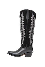 Brianna Tall Wide Calf Snip Toe Cowgirl Boot