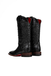 465 Flor De Luz Cincelado Red Bottom Square Toe Cowgirl Boot