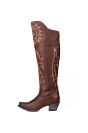 Jeimmy Knee High Snip Toe Cowgirl Boot