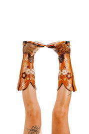 455 Paraiso Tooled Square Toe Cowgirl Boot