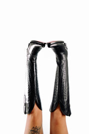 Valentina Tall Red Bottom Snip Toe Cowgirl Boot
