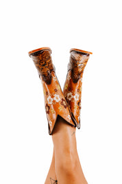 455 Paraiso Tooled Square Toe Cowgirl Boot