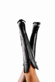 Valentina Tall Red Bottom Snip Toe Cowgirl Boot