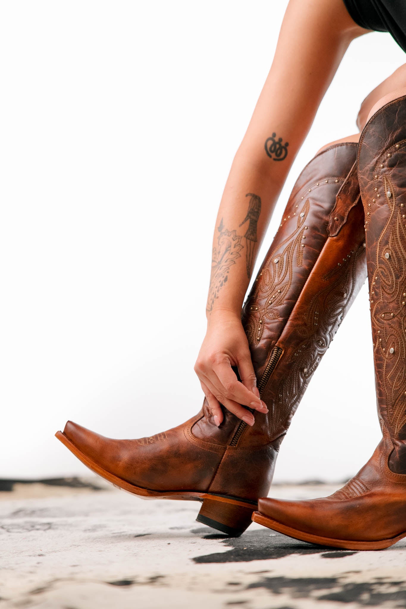 Catalina Tall Snip Toe Cowgirl Boot