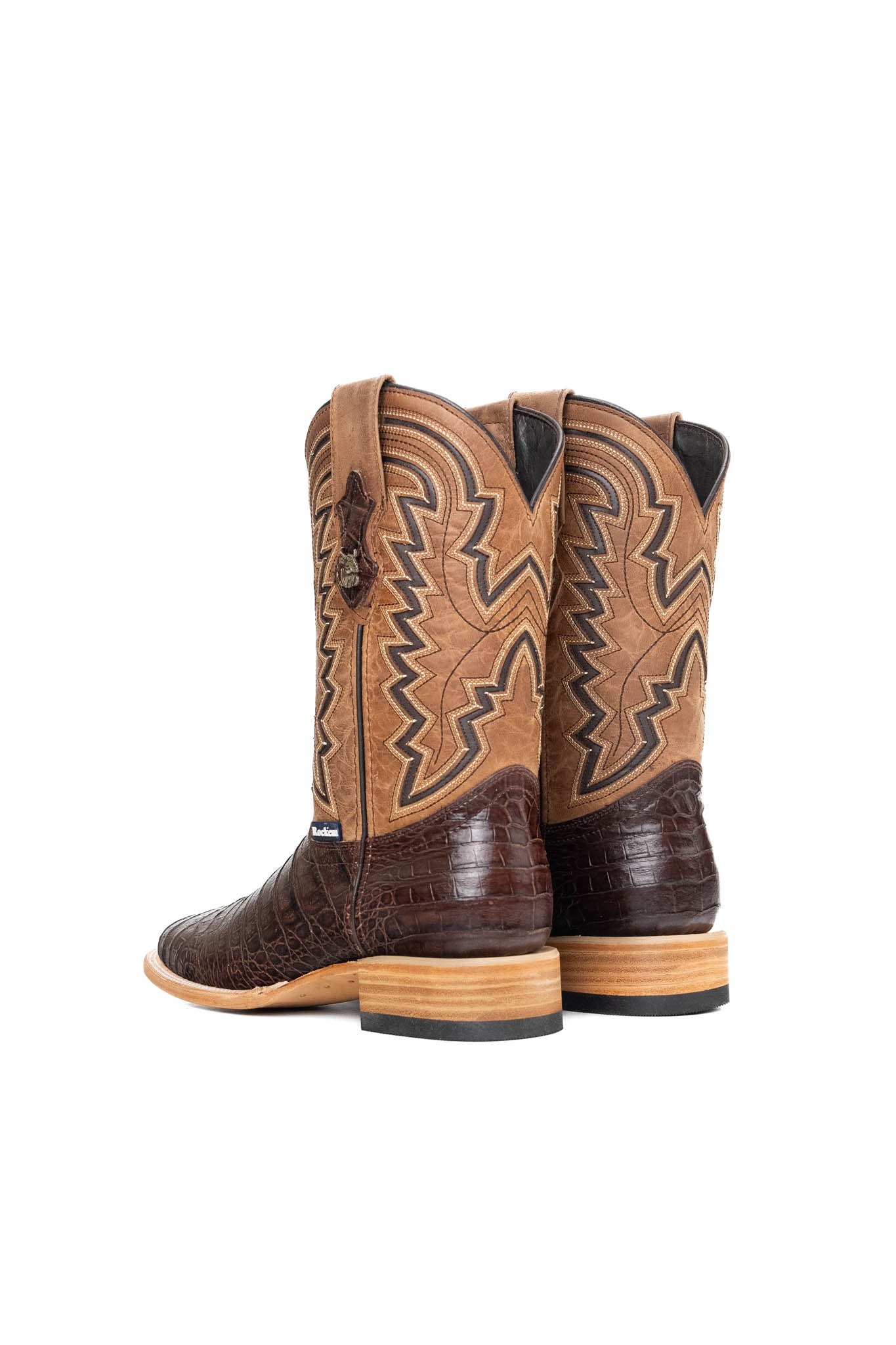Jameson Belly Caiman Square Toe Cowboy Boot FINAL SALE
