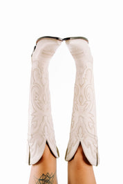 Julieta Knee High Tall Snip Toe Cowgirl Boot