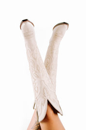 Julieta Knee High Tall Snip Toe Cowgirl Boot