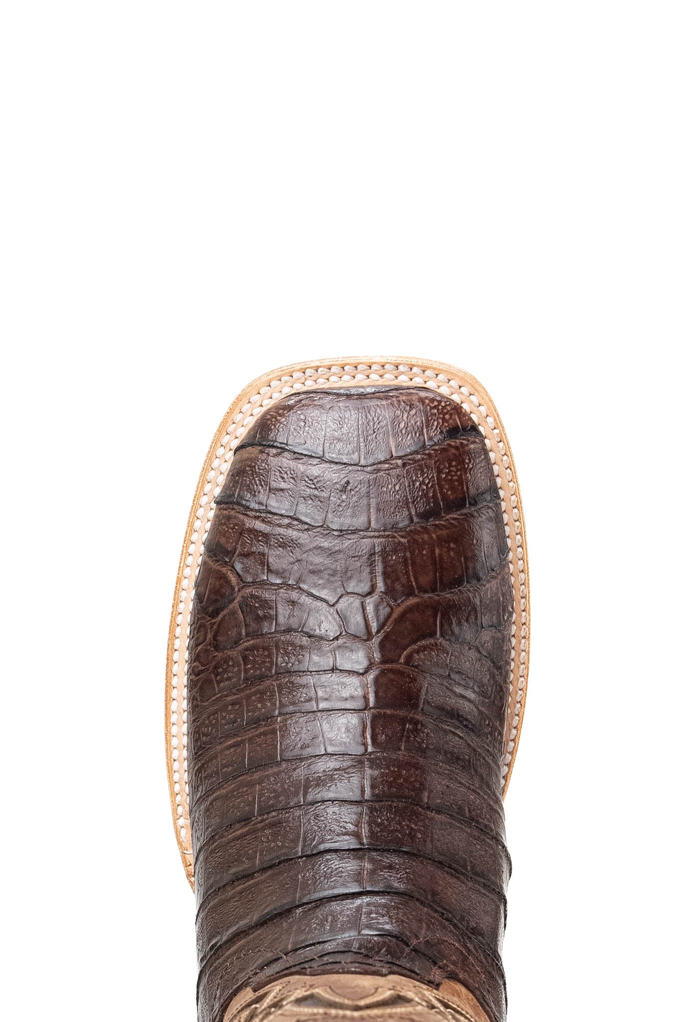 Jameson Belly Caiman Square Toe Cowboy Boot FINAL SALE