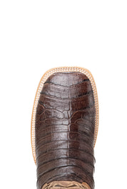 Jameson Belly Caiman Square Toe Cowboy Boot FINAL SALE