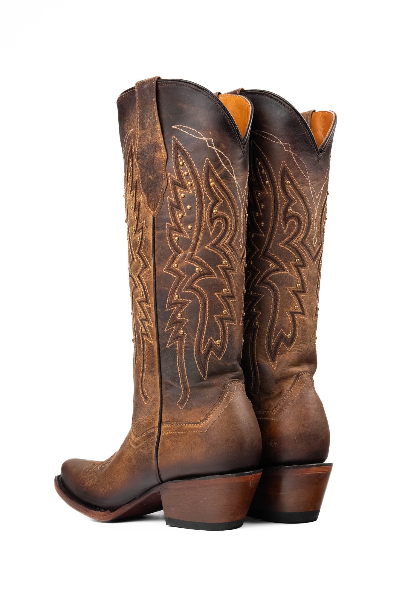 Alexa Snip Toe Midi Cowgirl Boot