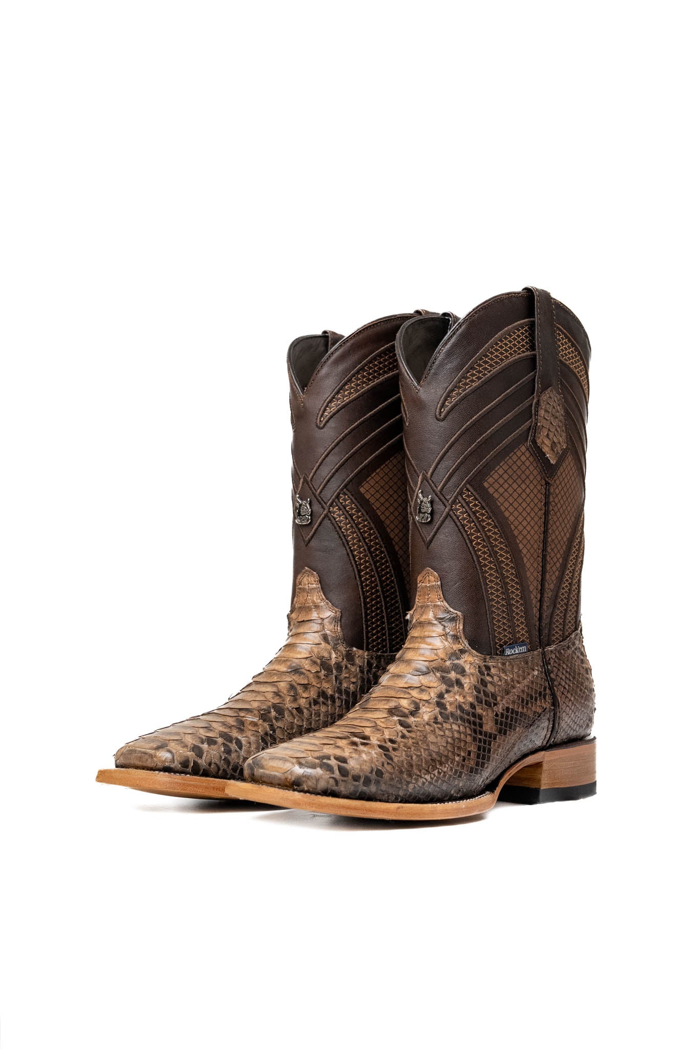 Monroe Python Square Toe Cowboy Boot