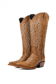 Alexa Midi Wide Calf Snip Toe Cowgirl Boot