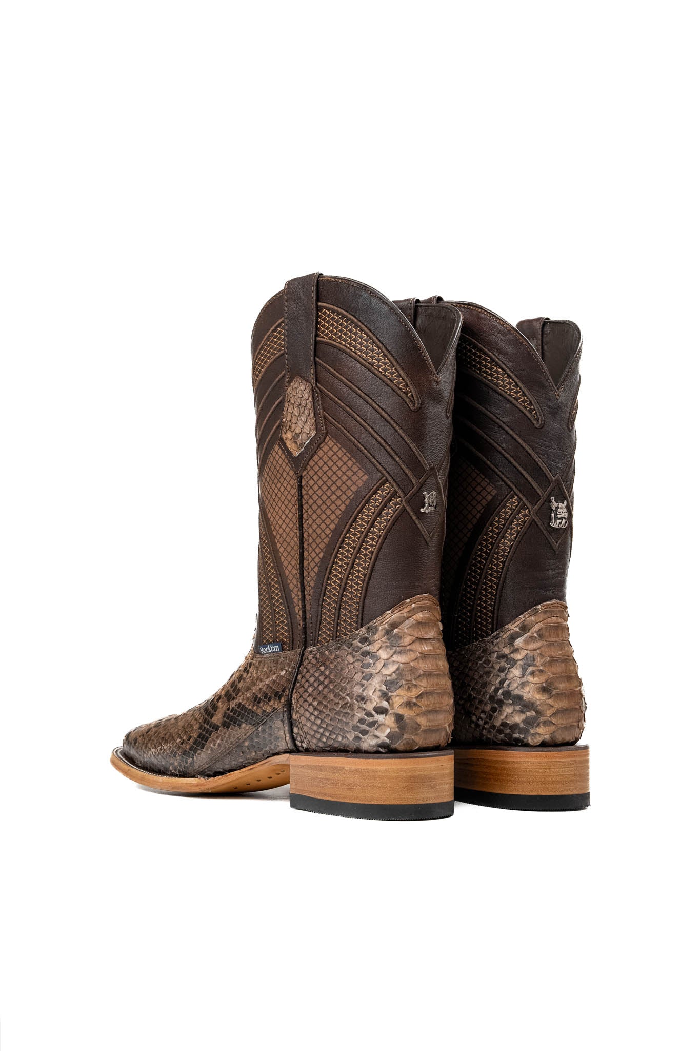 Monroe Python Square Toe Cowboy Boot
