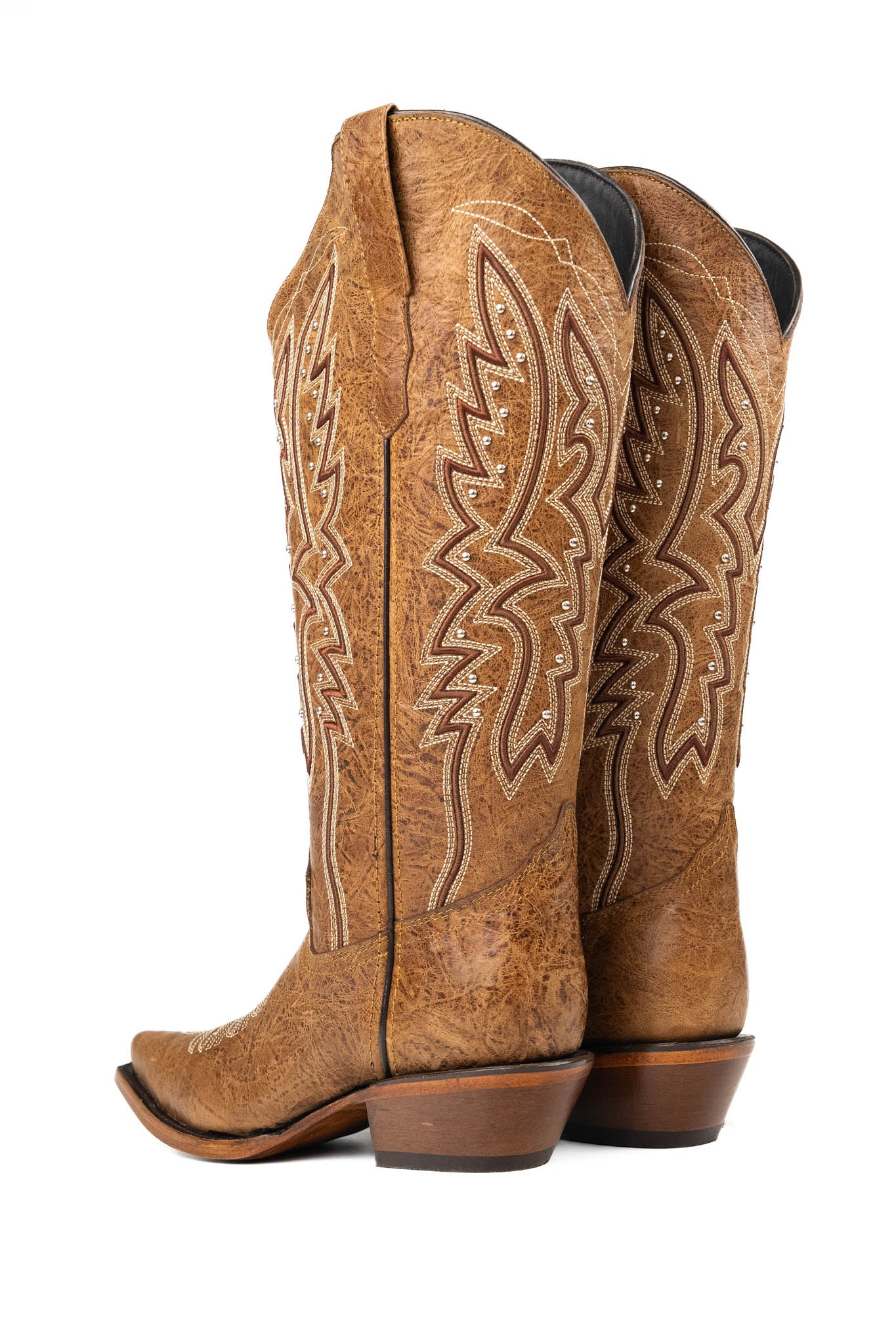 Alexa Midi Wide Calf Snip Toe Cowgirl Boot